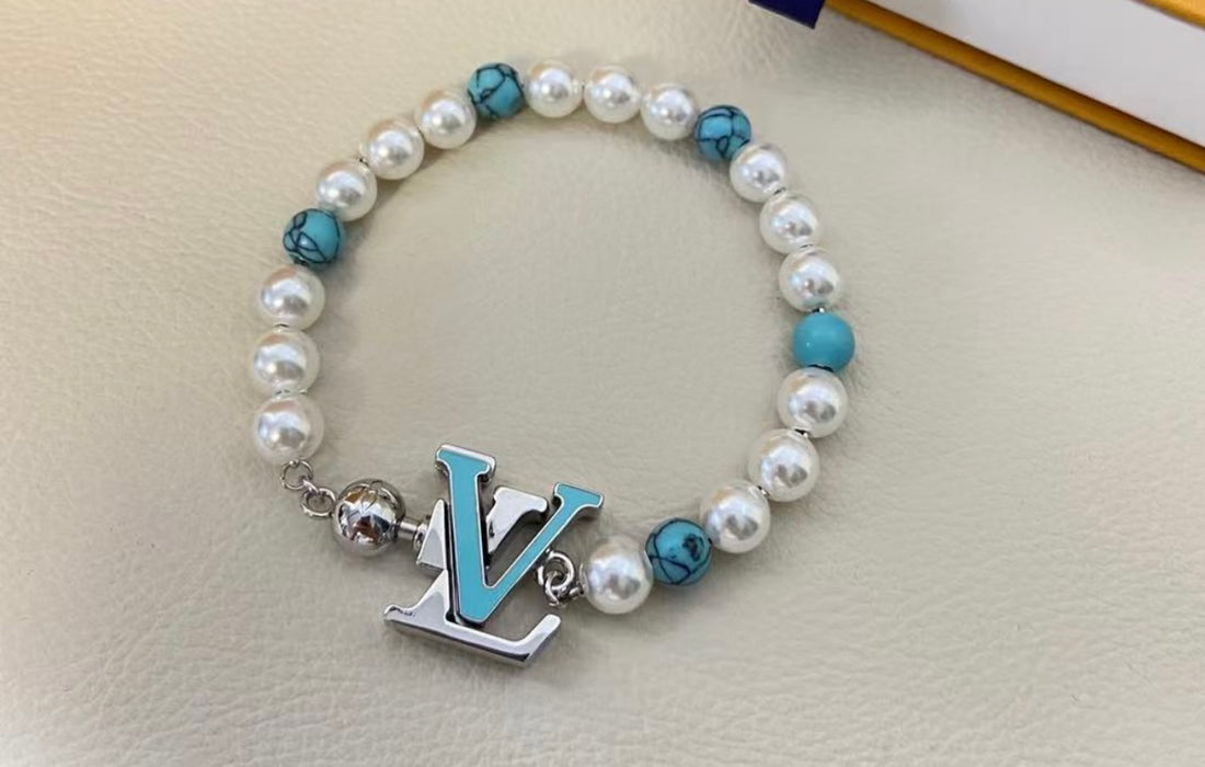 LV pearl bracelet