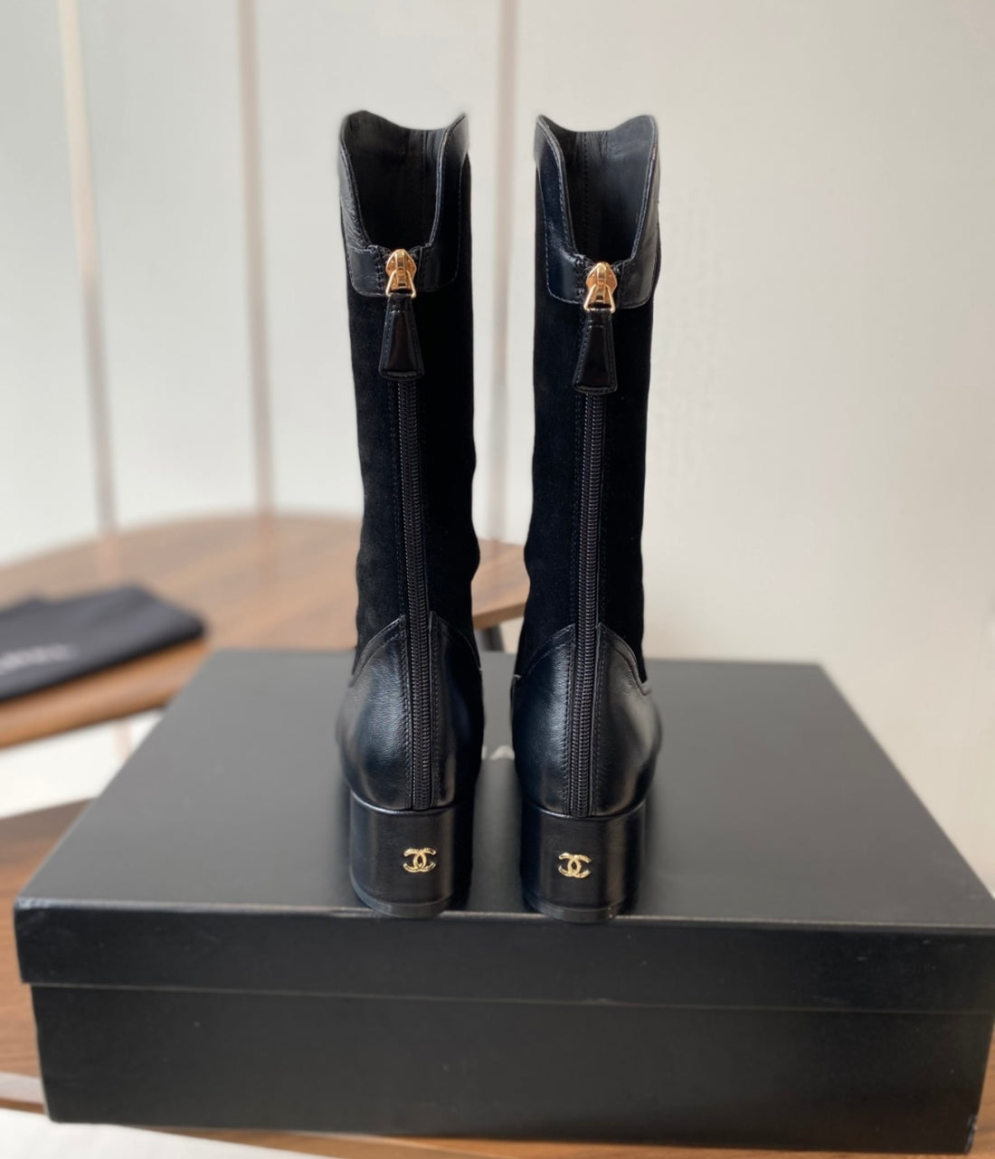 Brand new Chanel low heel Boot