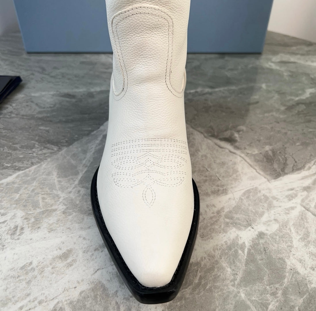 New white woman Prada Boots