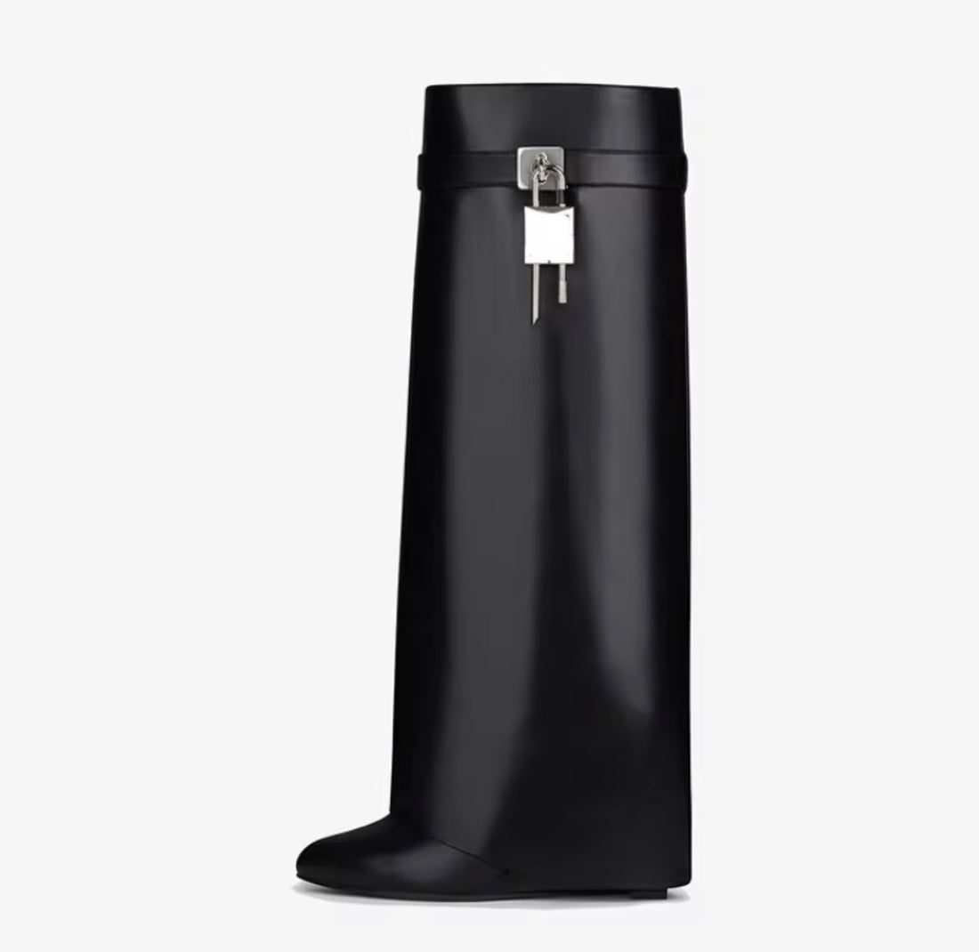 PU leather woman regular boots