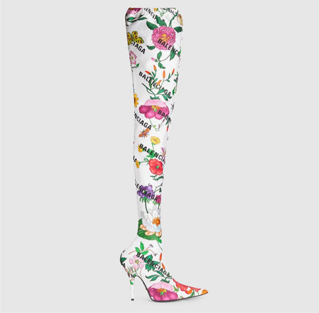 Balenciaga colorful woman boots