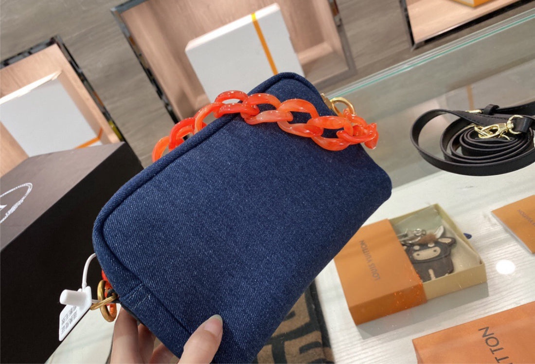 New woman Prada handbag