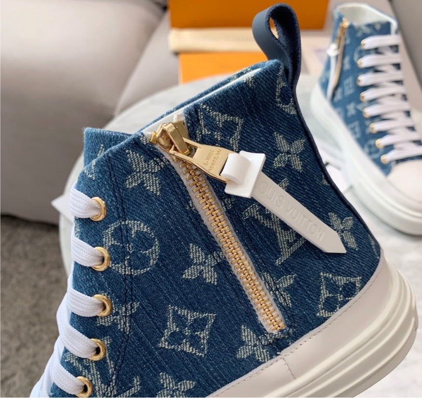 Denim woman LV sneakers