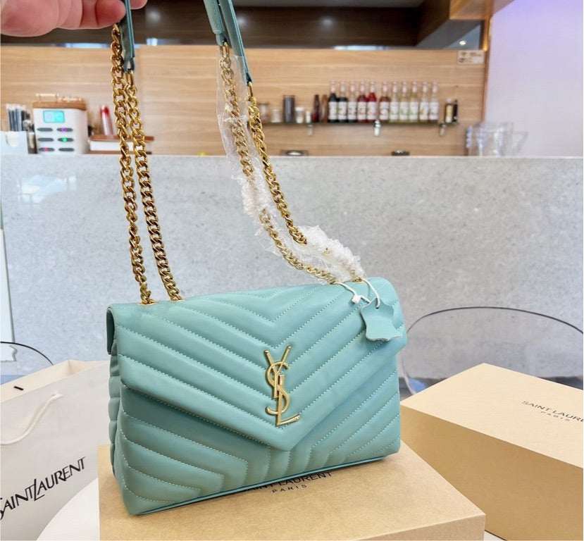 YSL woman spring colors handbag