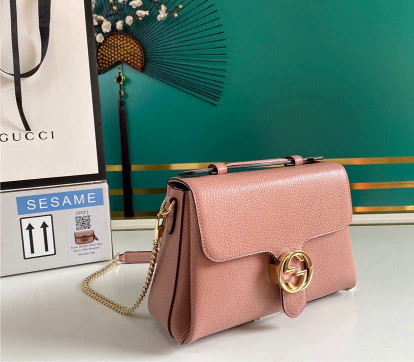 Soft leather woman Gucci handbag