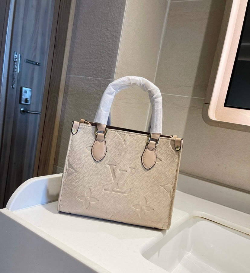 Leather LV woman handbag