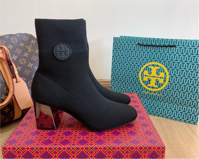 TORY BURCH BLACK BOOTS