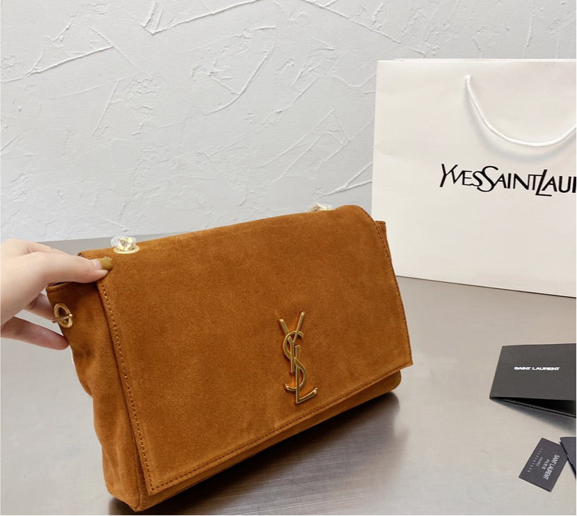 YSL suade woman handbag