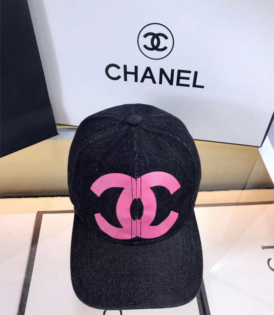Woman Chanel hat