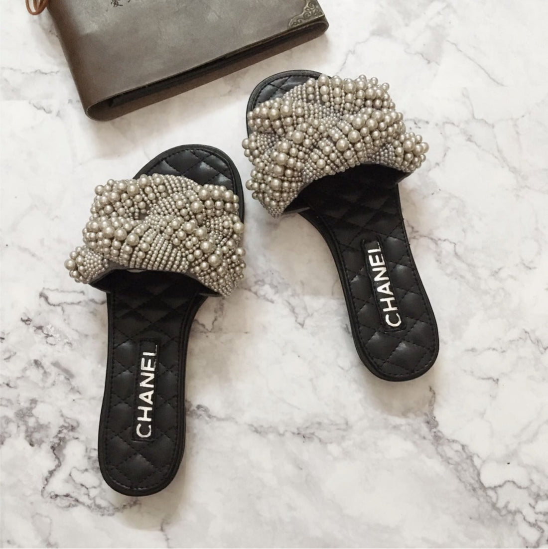 Chanel new pearl sandal