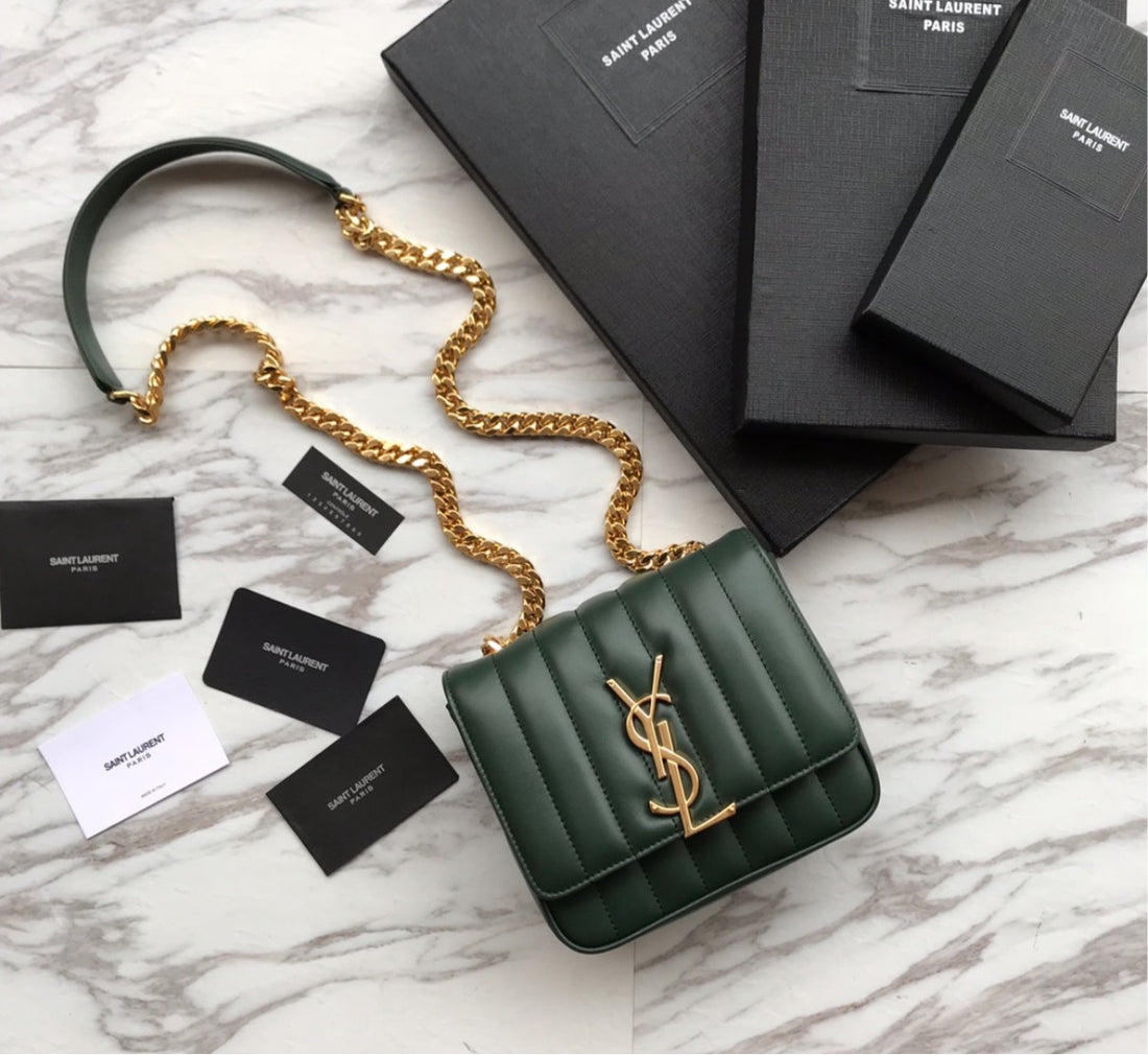 Small YSL woman shoulder handbag