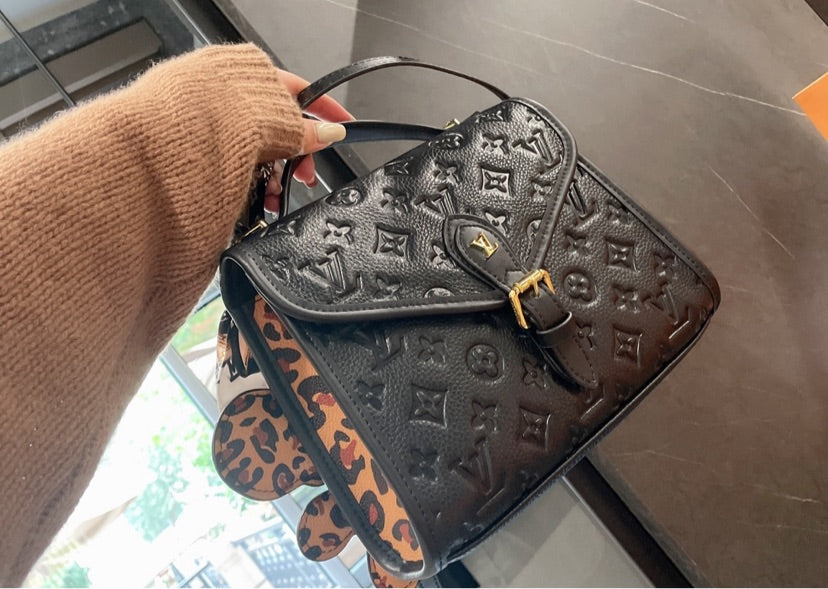 Black LV woman handbag