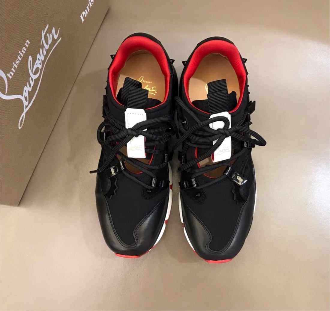 New Lou red bottom sneakers