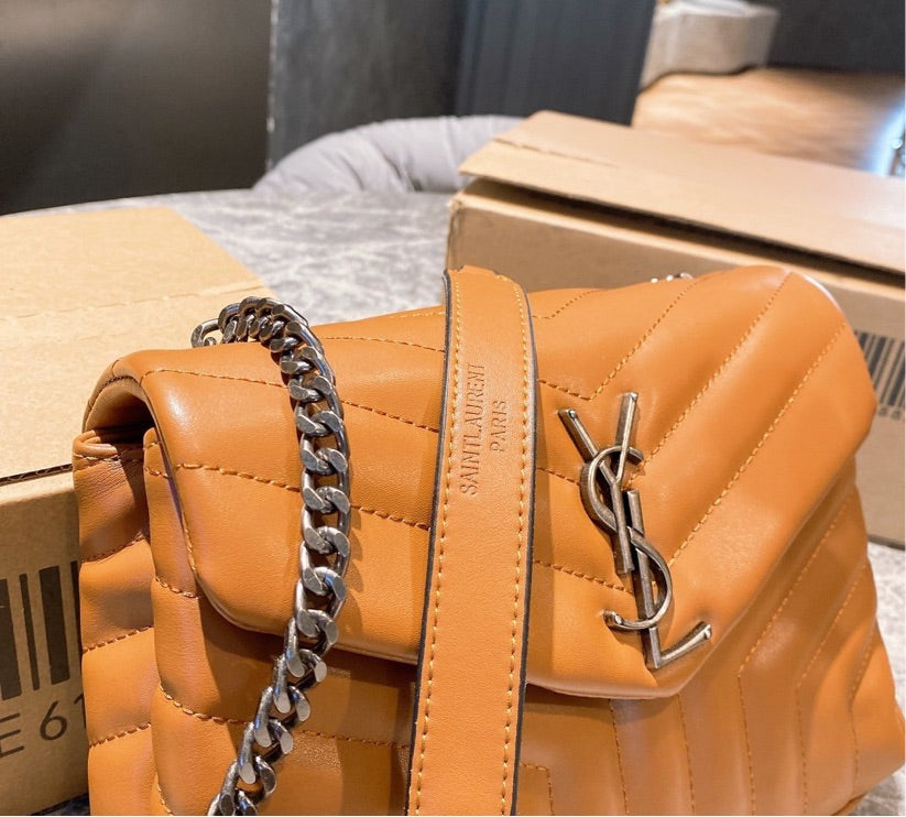 YSL woman shoulder handbag