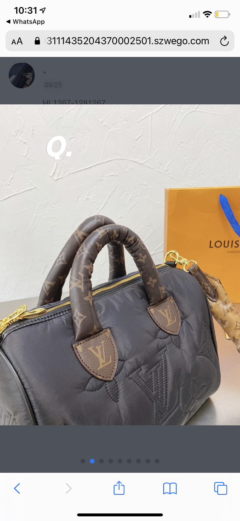 Woman LV handbag