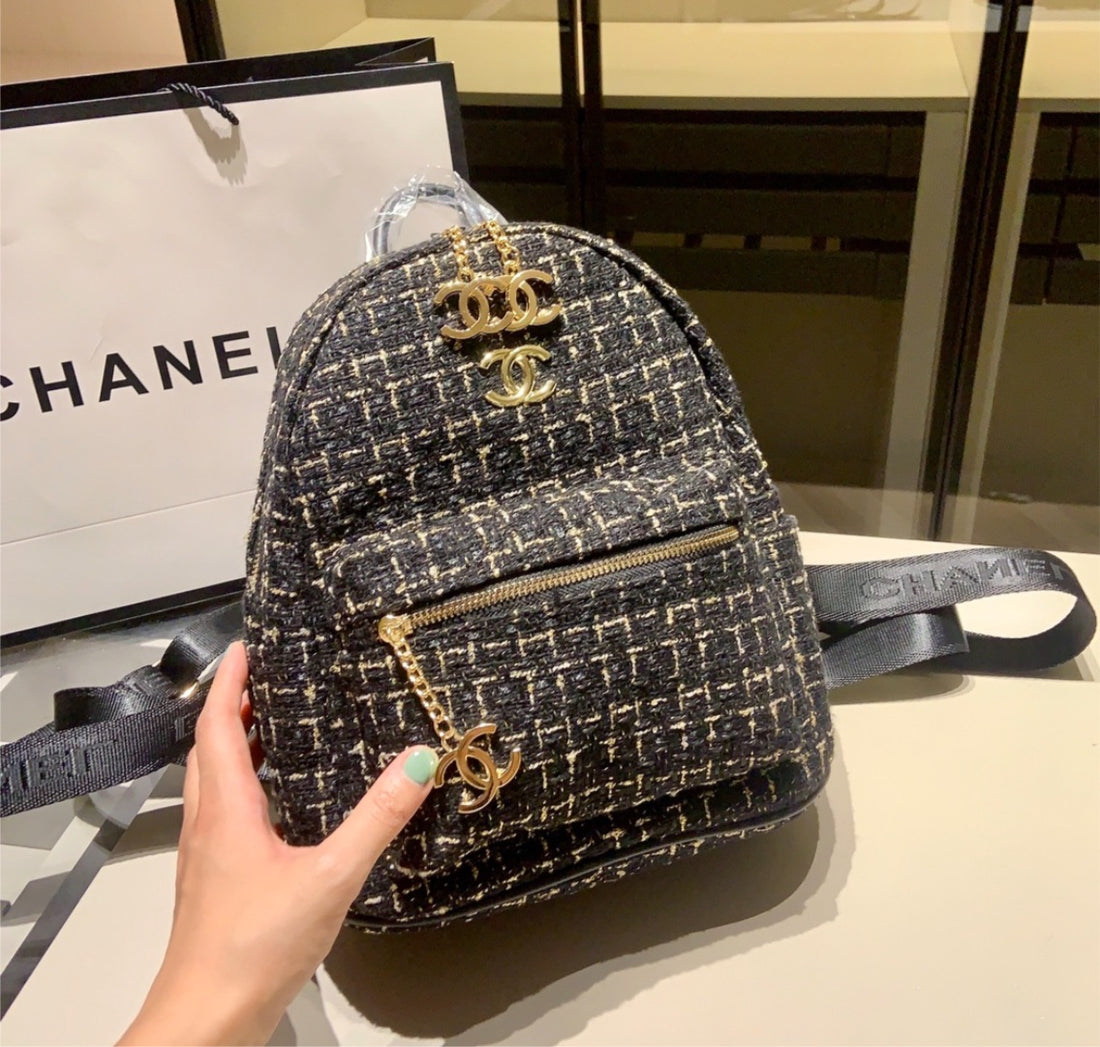 Chanel woman backpack