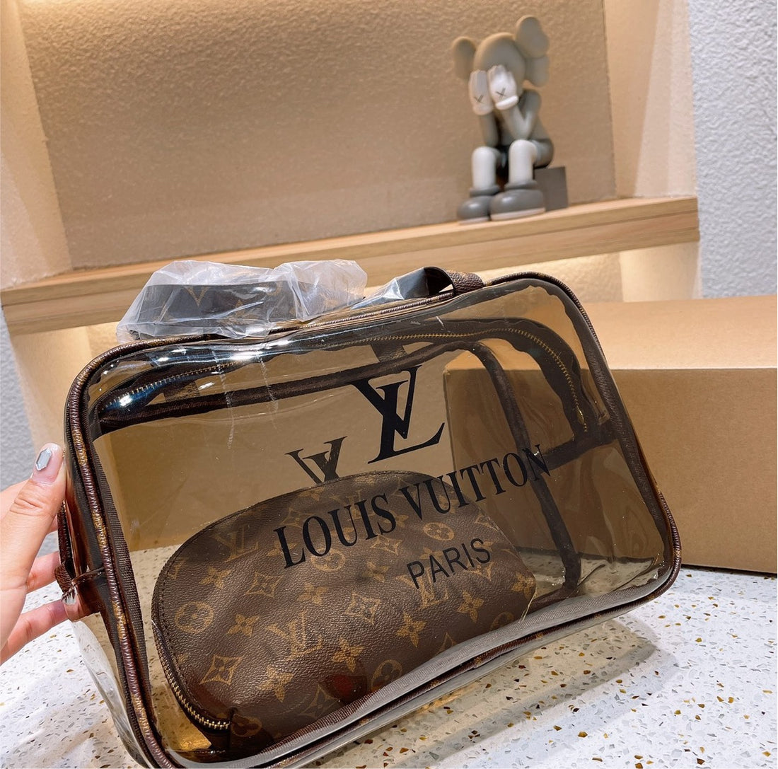 Transparent brand new LV handbag