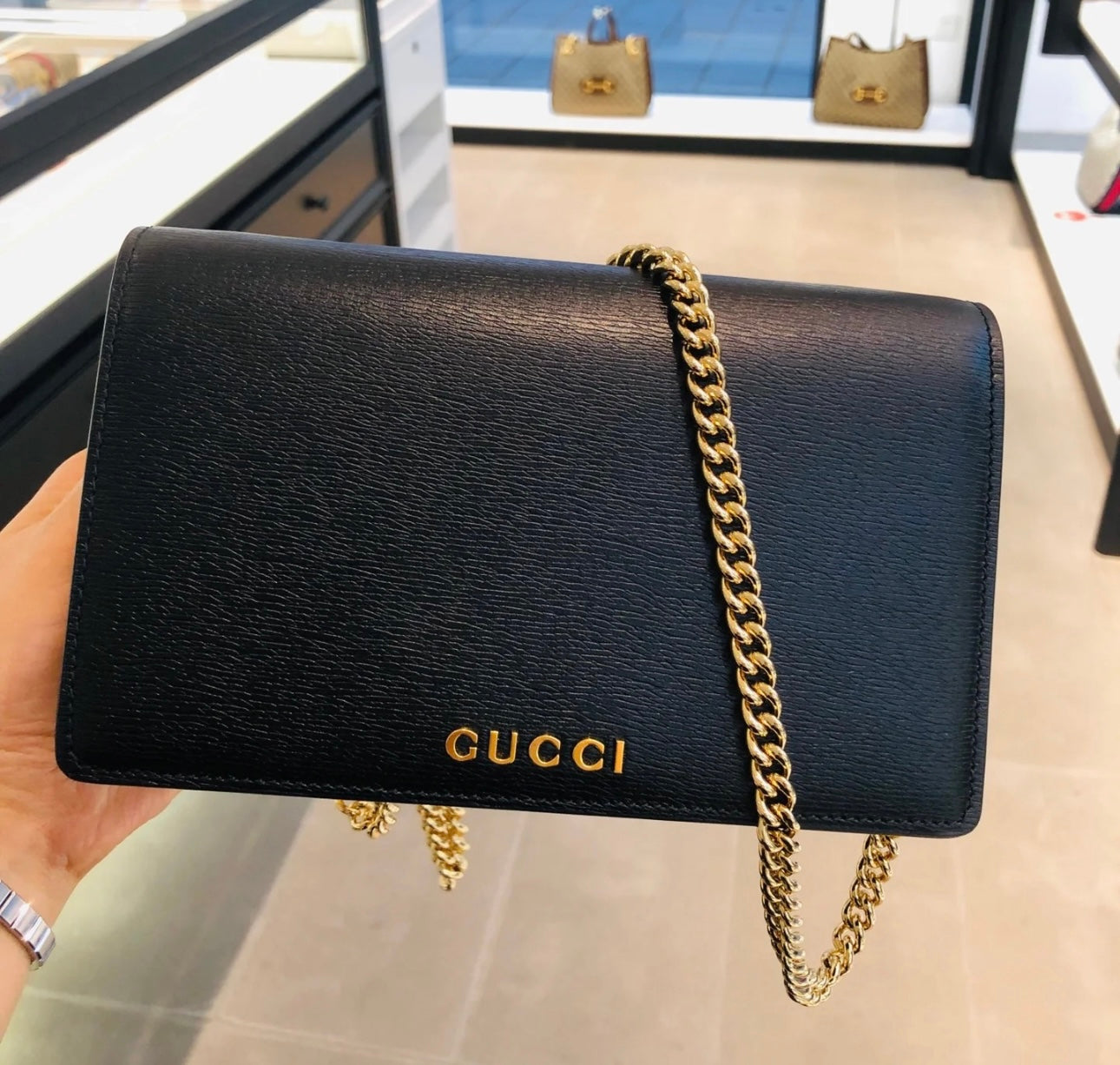 New Leather Gucci woman Handbag