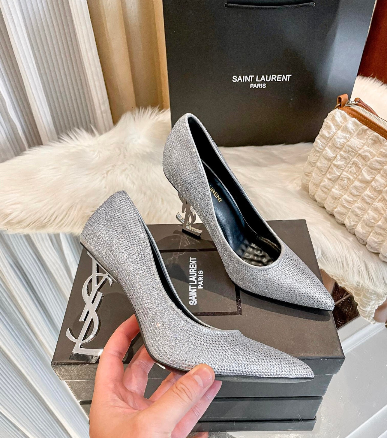 New saint Laurent woman Luxury heels