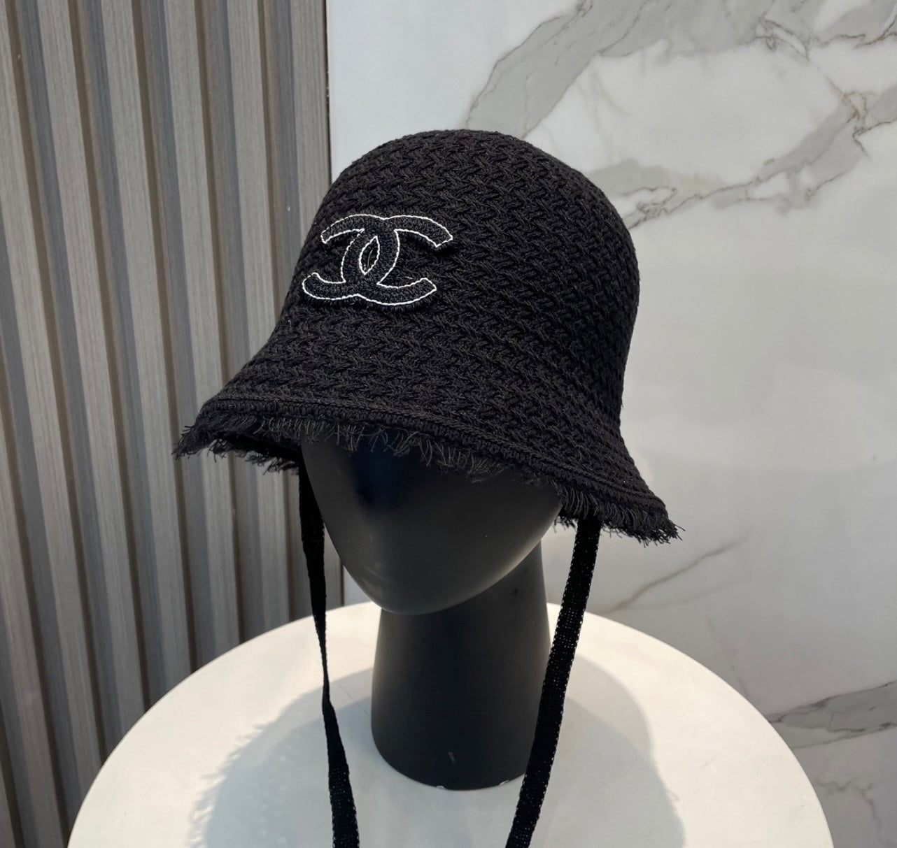 New Chanel knitted Bucket hat