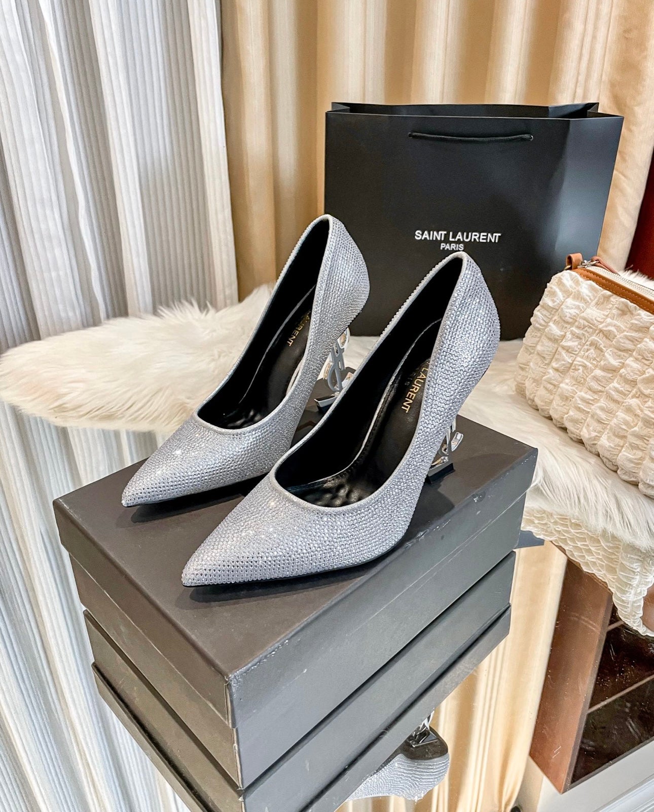 New saint Laurent woman Luxury heels