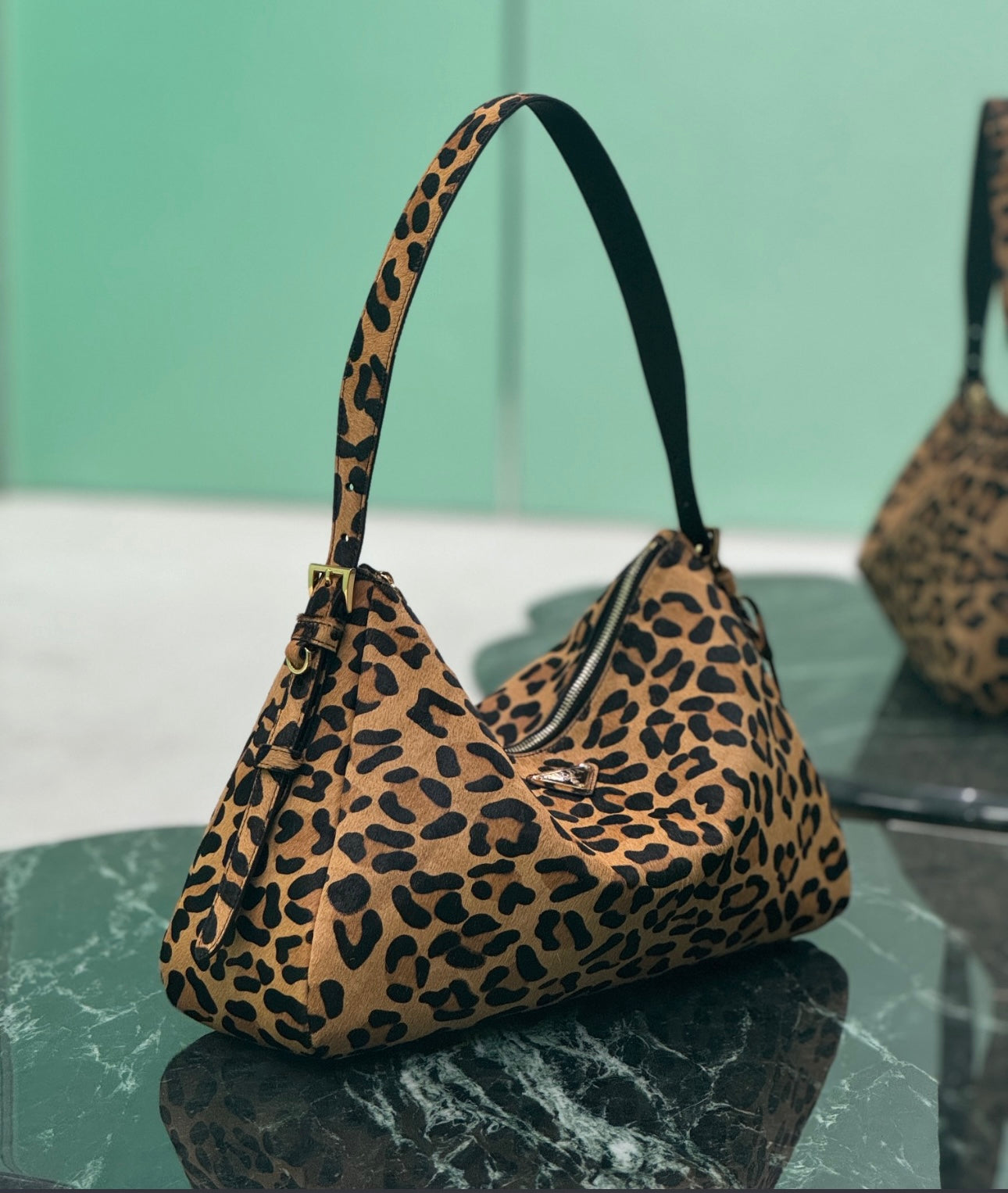 New Prada leopard print handbag