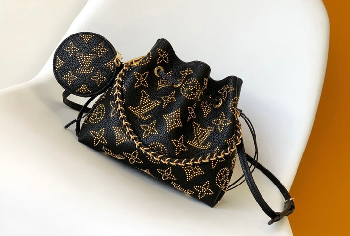 New Black/gold LV handbag