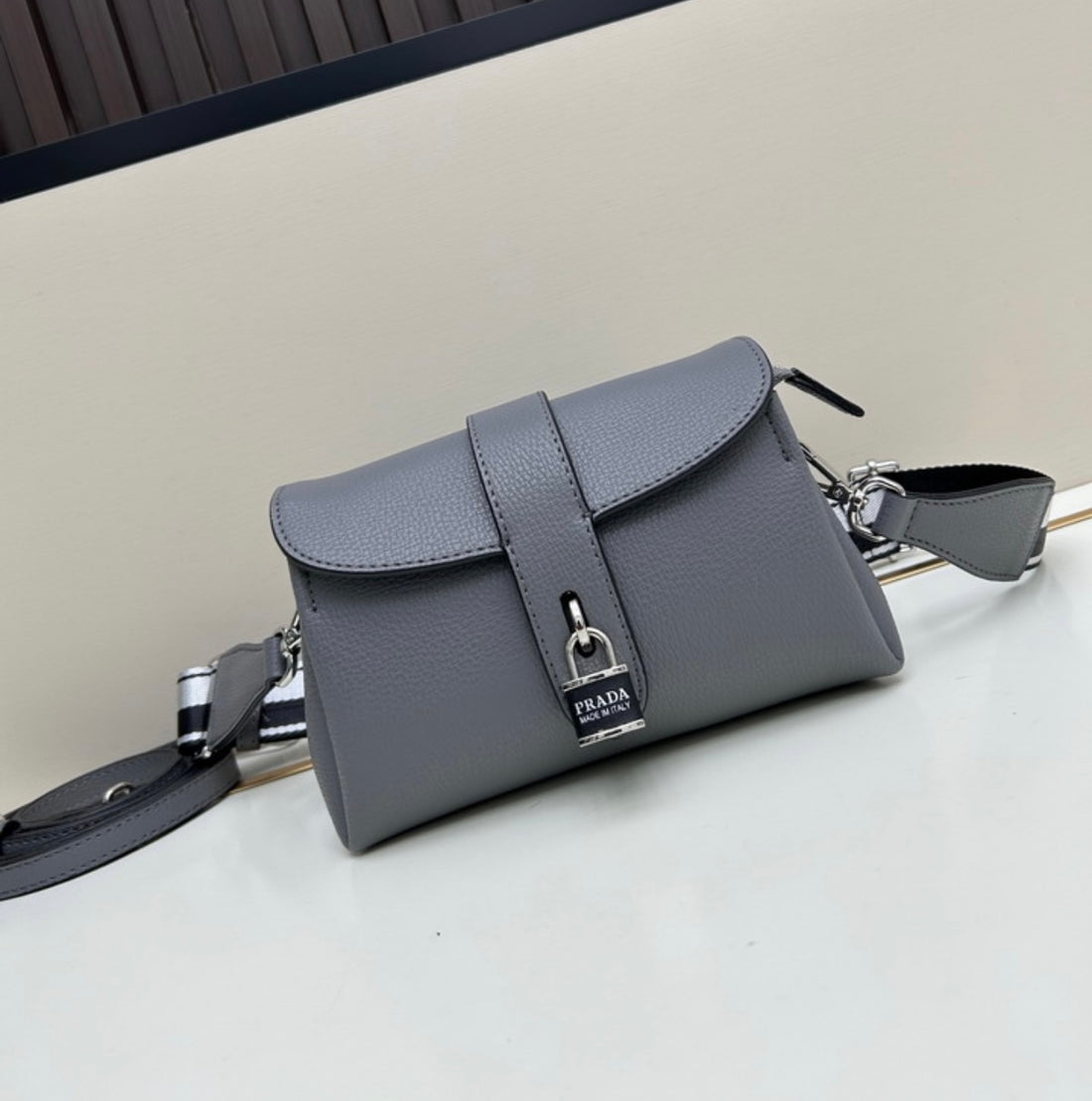 Leather New Prada Handbag