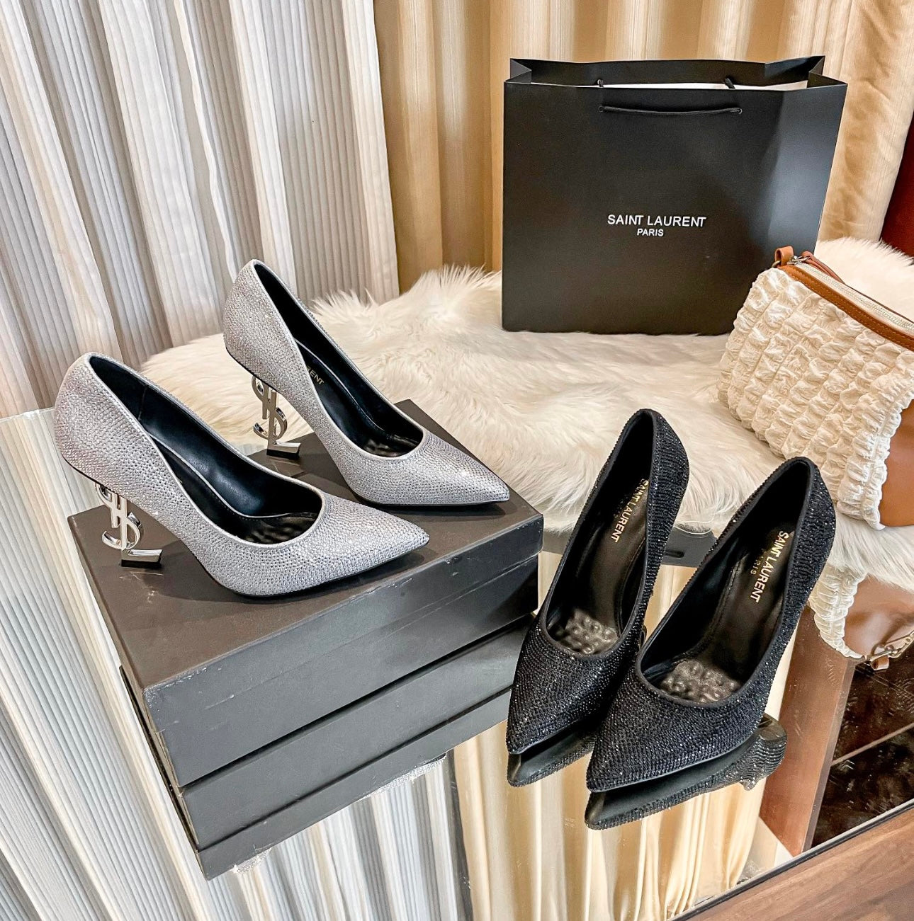 New saint Laurent woman Luxury heels