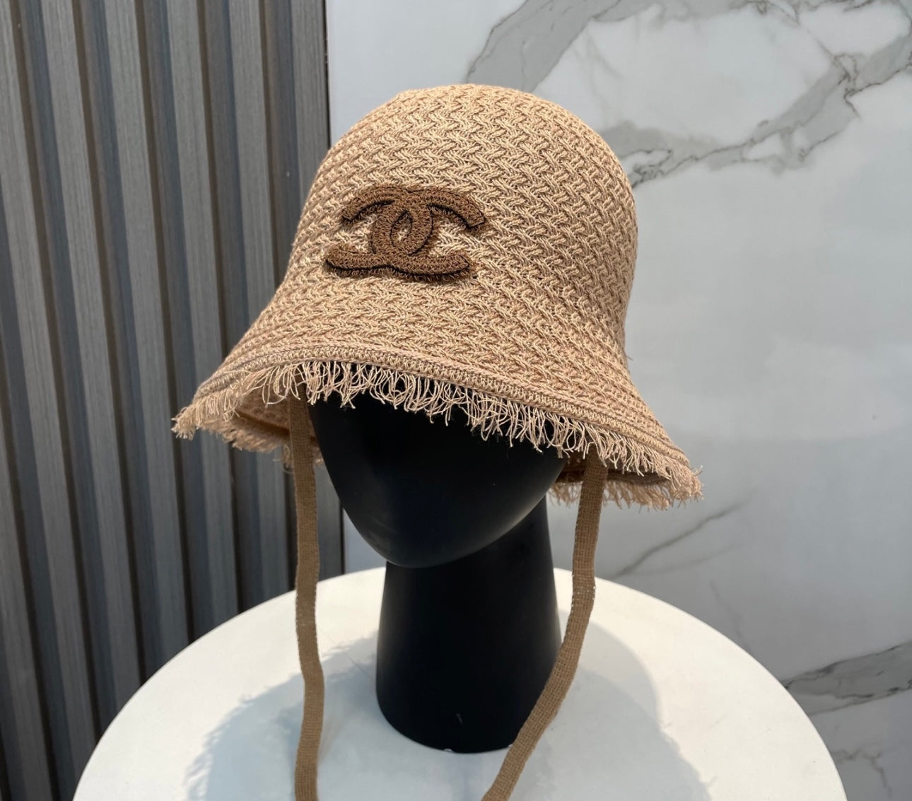 New Chanel knitted Bucket hat