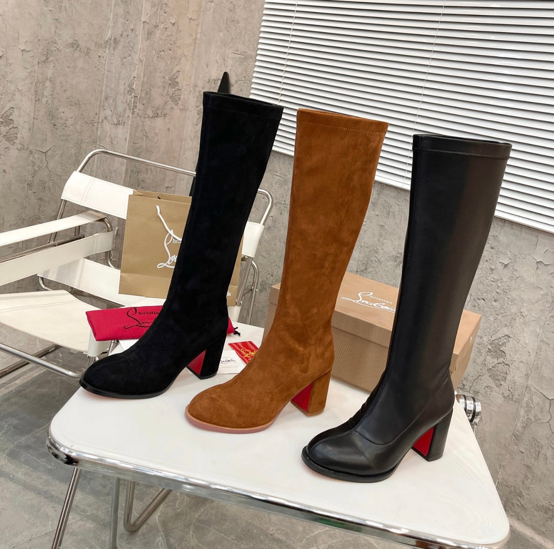 Red bottom woman Boots