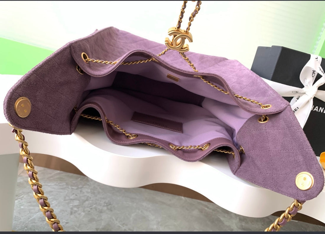 New woman Chanel suede Shoulder handbag