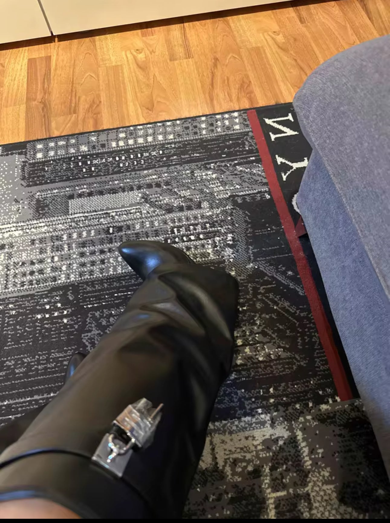 PU leather woman regular boots