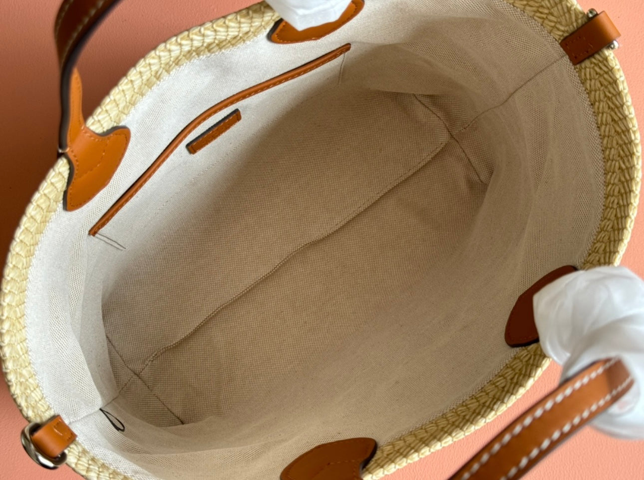 Gucci straw material woman handbag