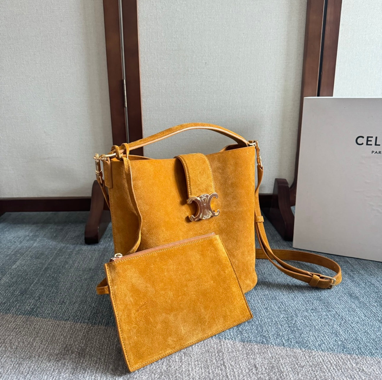 New Celine suede woman Handbag