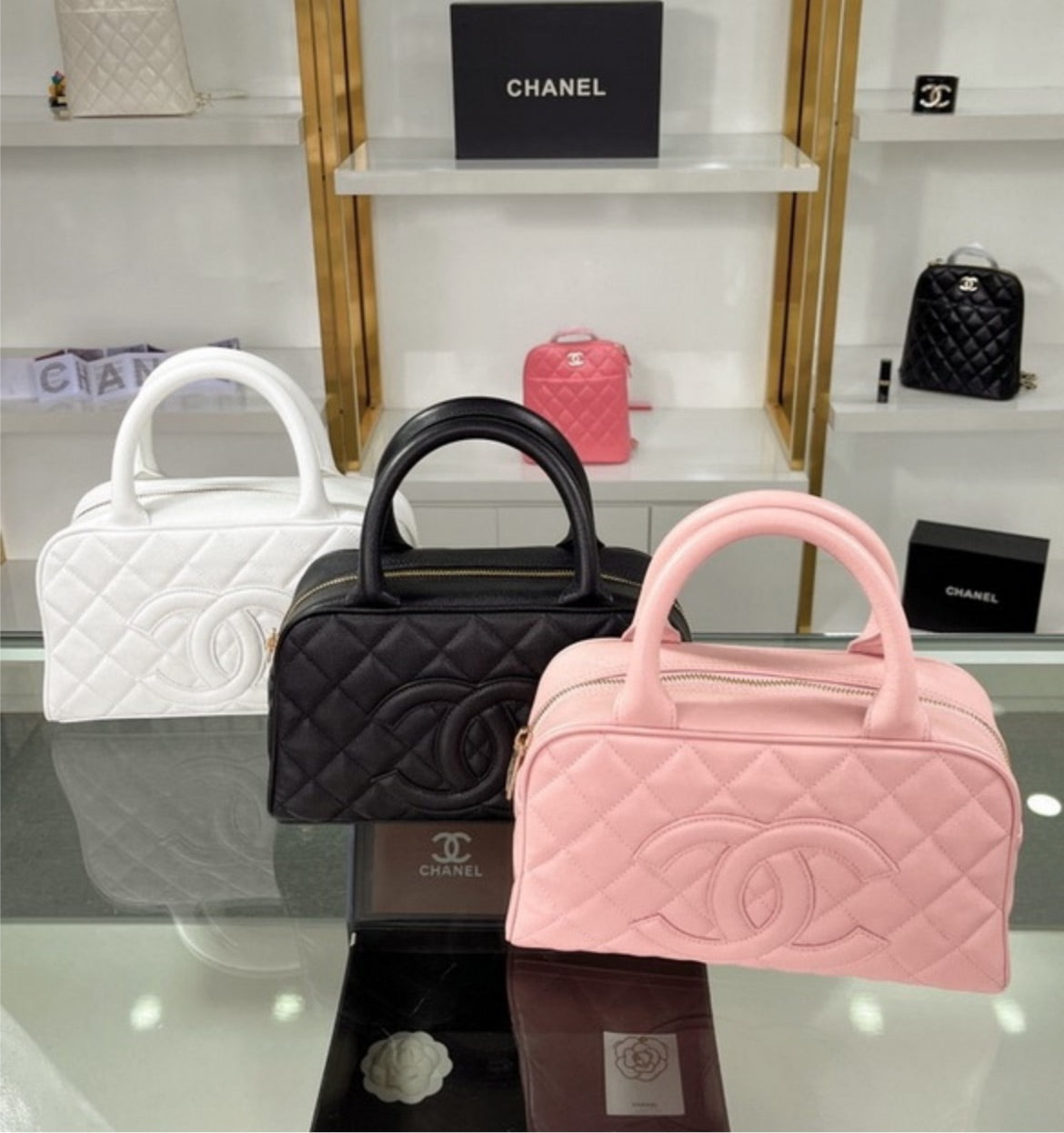New woman Chanel 23 handbag