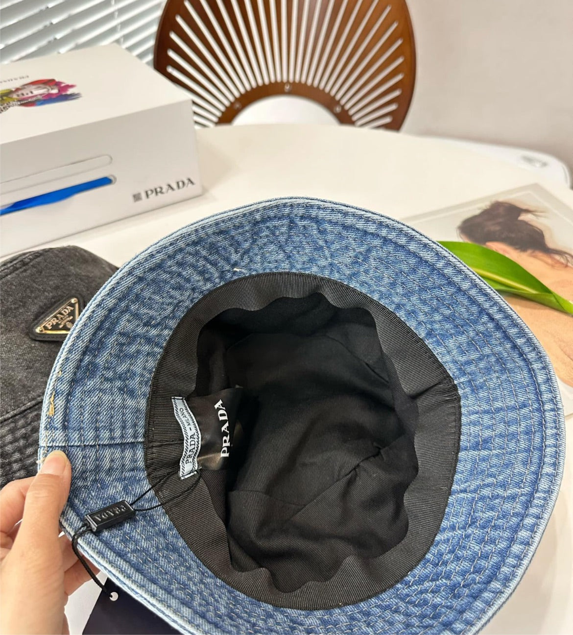 New Denim Prada Hat