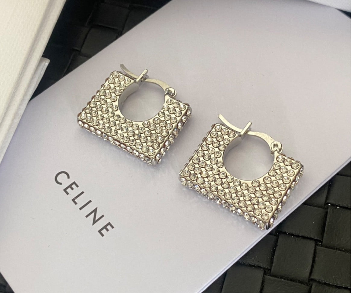 New Celine silver woman earring