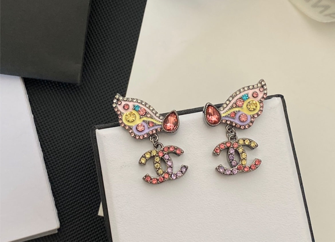 Butterfly Chanel woman earring