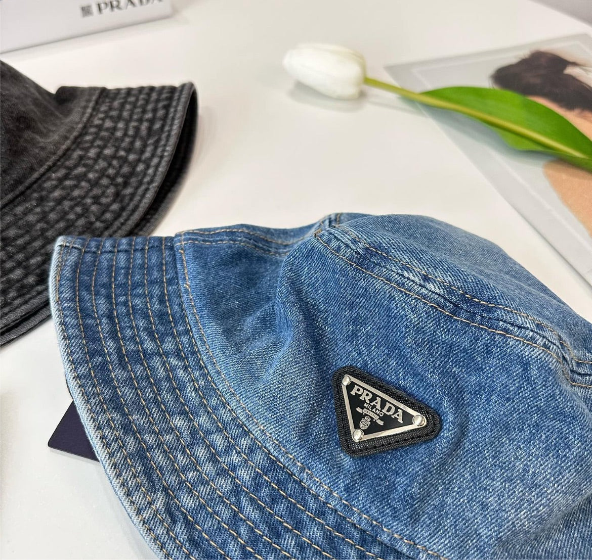 New Denim Prada Hat