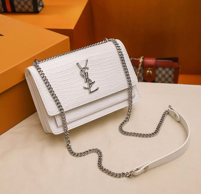 LAST SALE ! Crocodile skin pattern ladies Handbag