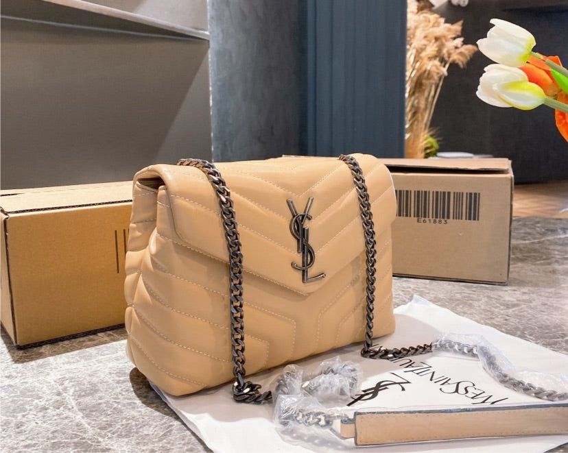 YSL woman shoulder handbag