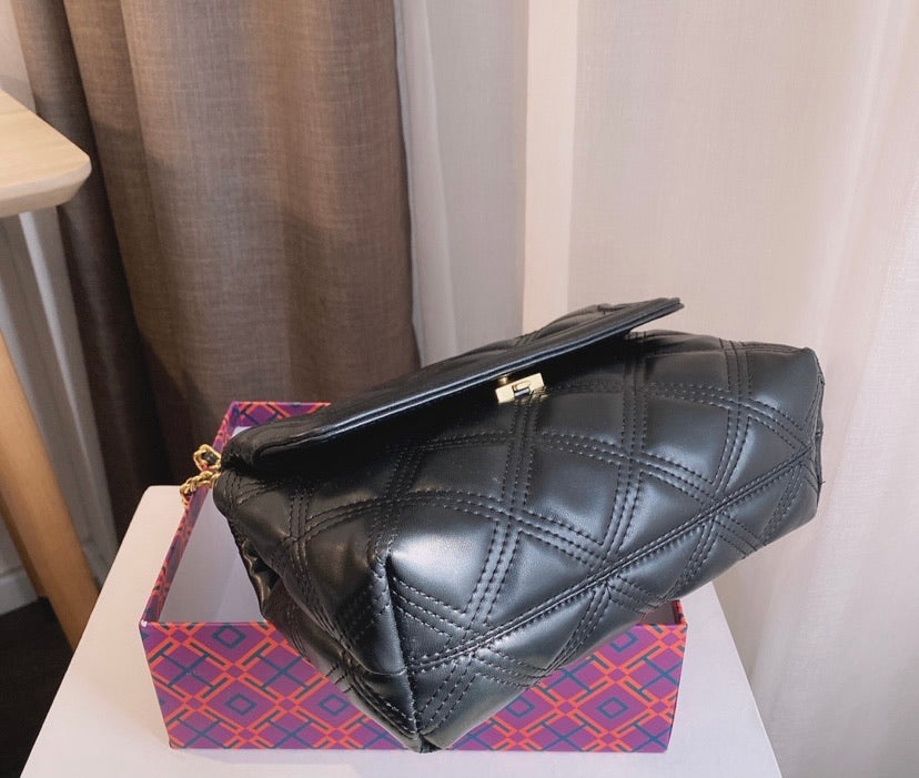 leather Tory Burch shoulder Woman handbag