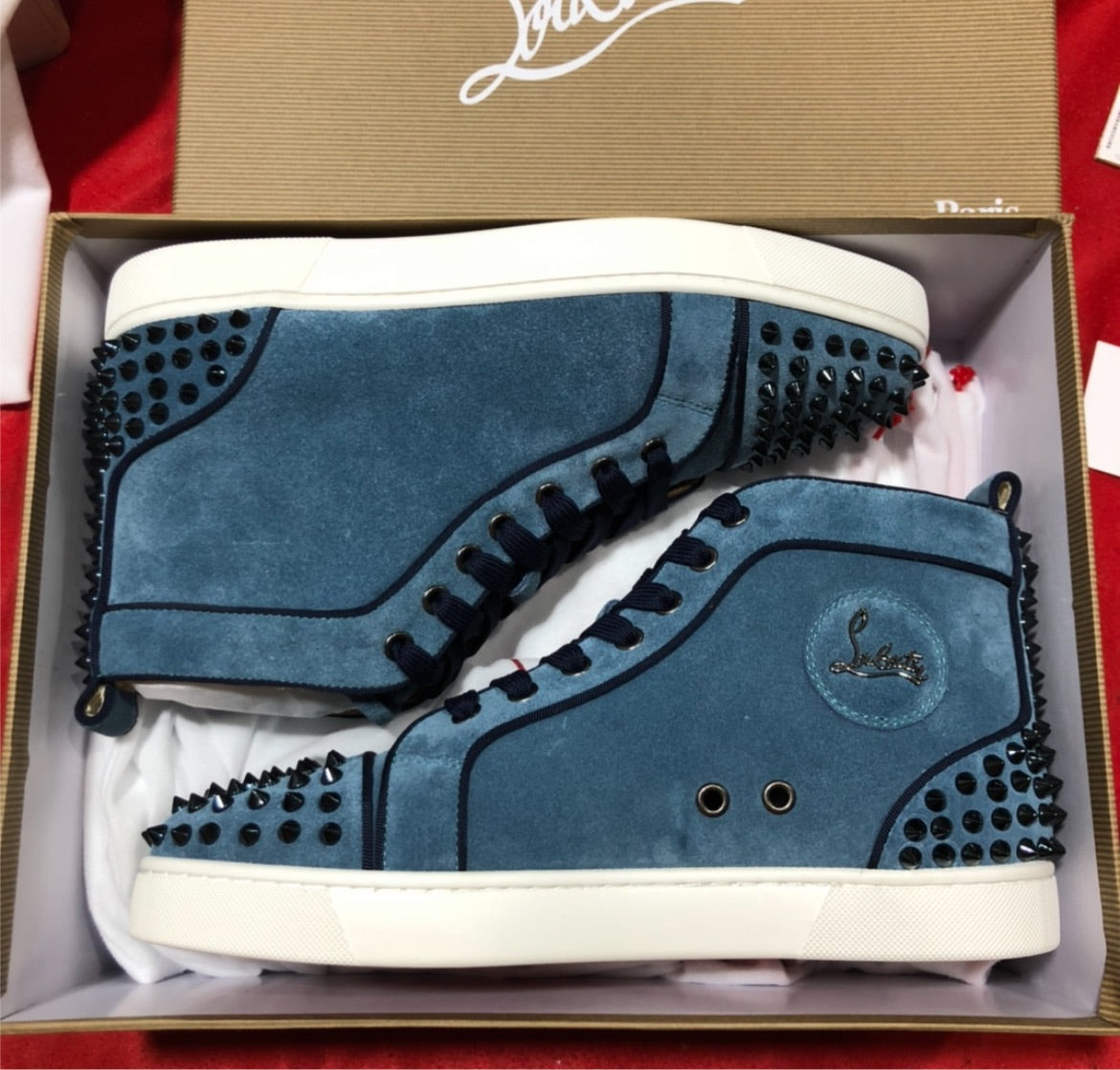 New red bottom sneakers