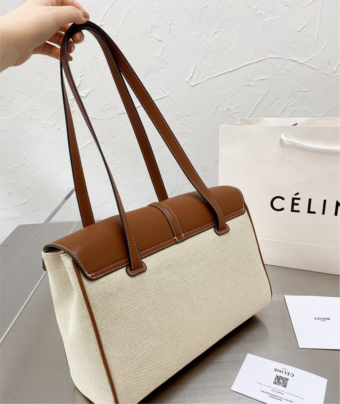 New Celine woman shoulder handbag