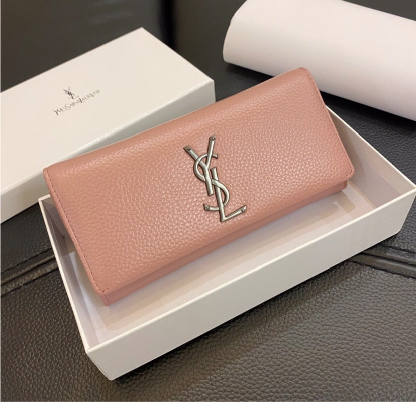 Leather YSL wallet