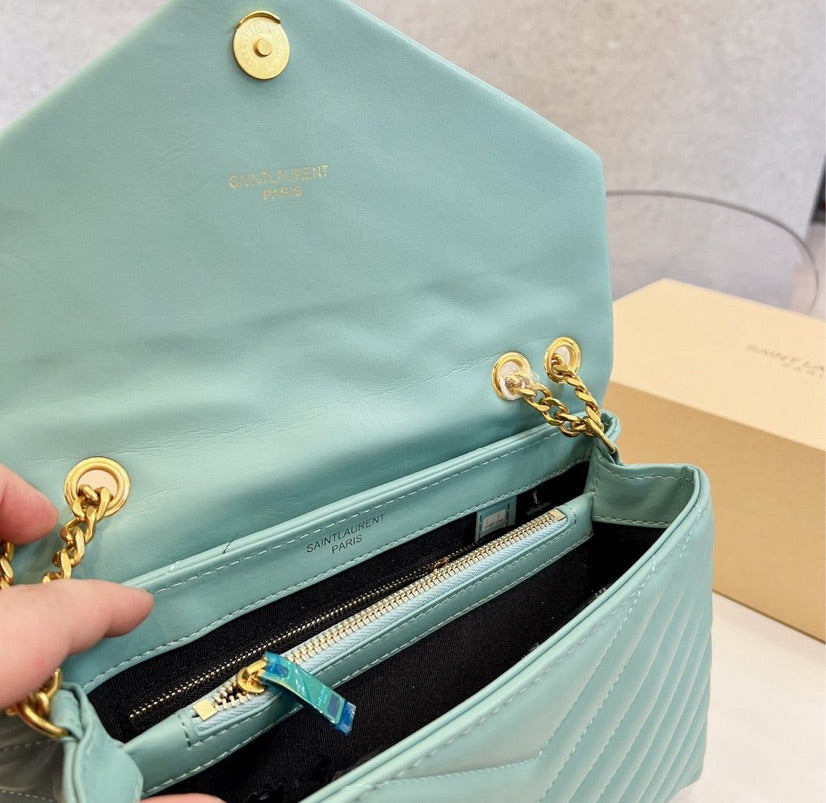 YSL woman spring colors handbag