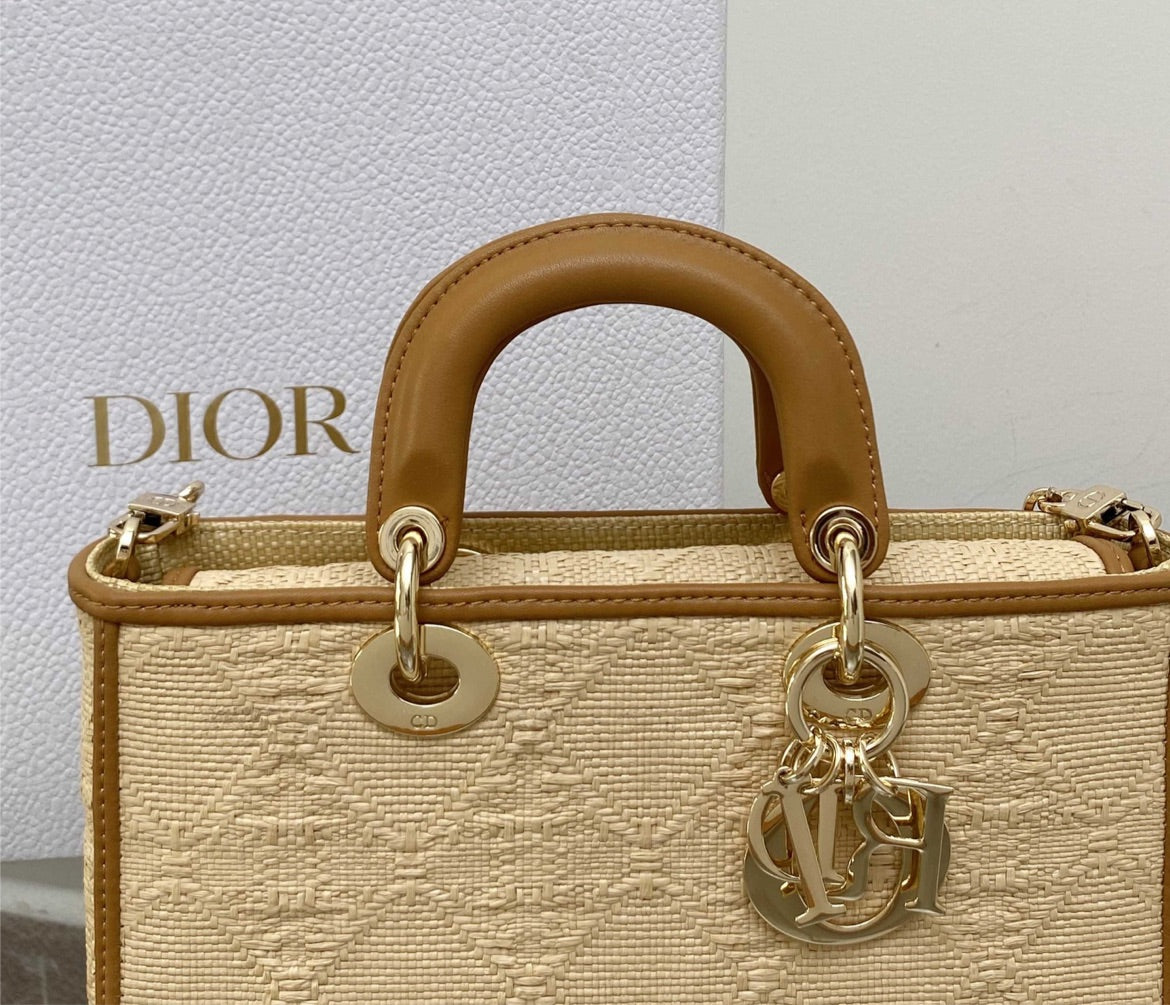 New woman Dior Tan handbag