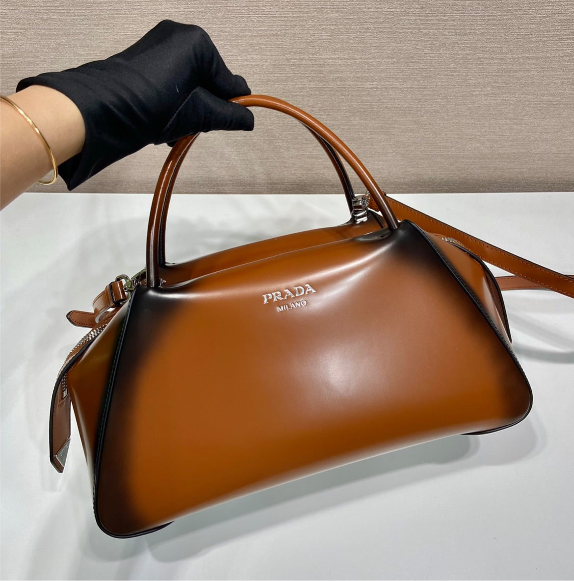 Woman New Prada handbag