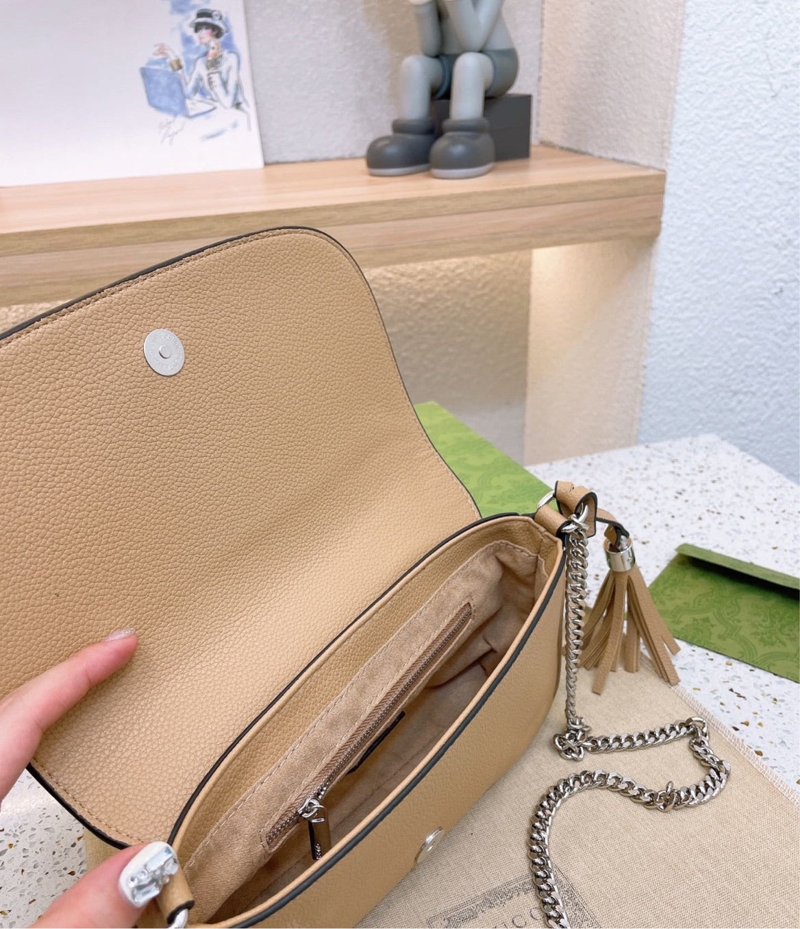 New leather woman Gucci handbag